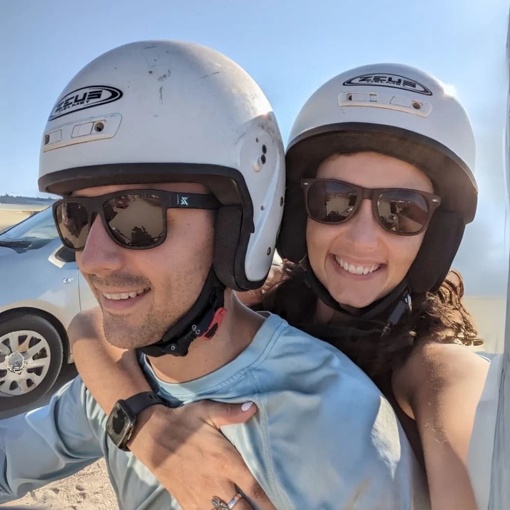 Goofy looking tourists